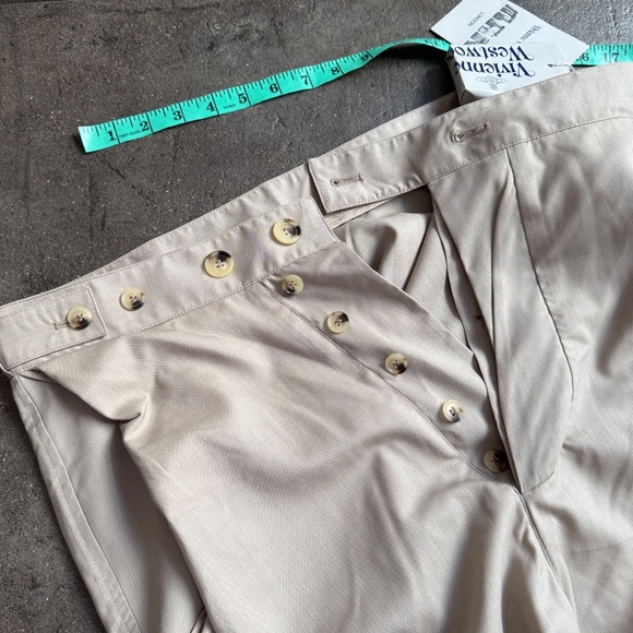 Vivienne Westwood S/S 2017 680$ Alcoholic Wool Trousers in Beige - Picture 11 of 12